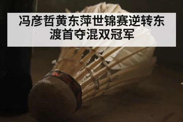 冯彦哲黄东萍世锦赛逆转东渡首夺混双冠军